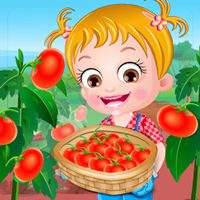 Baby Hazel Tomato Farming Game 