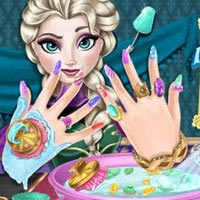 Ice Queen Nails Spa Game 