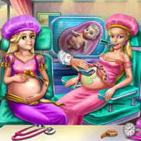 Goldie Princesses Pregnant Check up Game