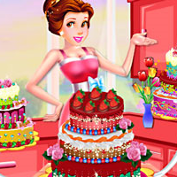 play Princess Makes Delicious Cake Game