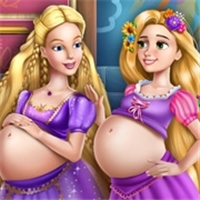 play Goldie Princesses Pregnant BFFs H game