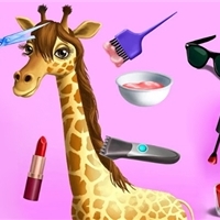 Animal Fashion Hair Salon Game 