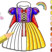 Princess Glitter Coloring Game 